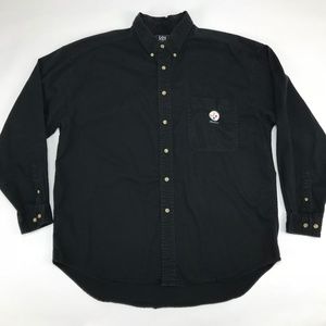 Lee Sport button Down, Steelers emblem on pocket